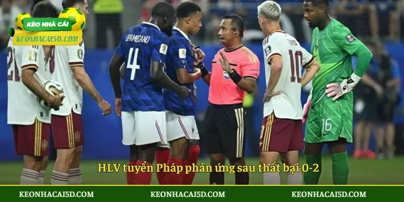 HLV tuyển Pháp phản ứng sau thất bại 0-2