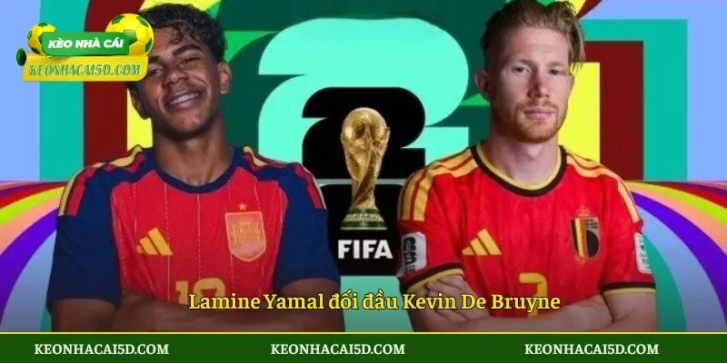 Lamine Yamal đối đầu Kevin De Bruyne