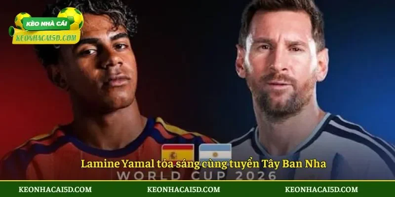 Lamine Yamal tỏa sáng cùng tuyển Tây Ban Nha