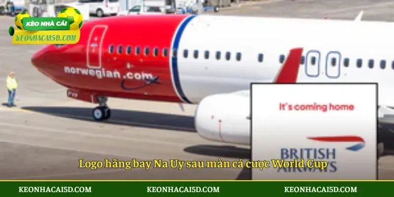 Thua cược World Cup hãng bay Na Uy đổi ảnh đại diện 2 Logo hãng bay Na Uy sau màn cá cược World Cup