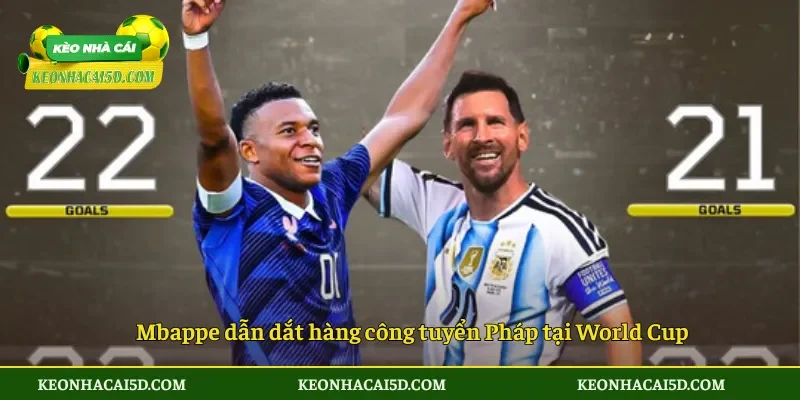 Mbappe dẫn dắt hàng công tuyển Pháp tại World Cup