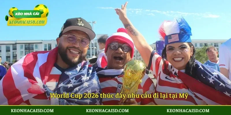 World Cup 2026 thúc đẩy nhu cầu đi lại tại Mỹ